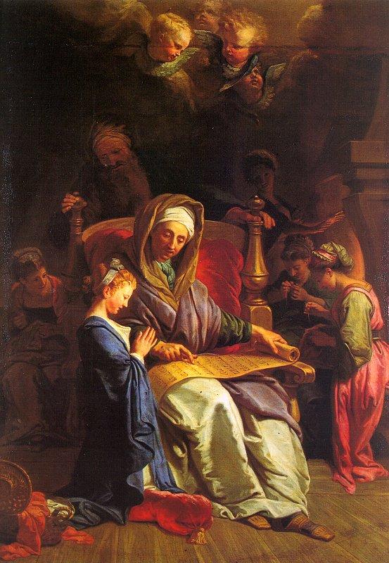 Jean-Baptiste Jouvenet The Education of the Virgin China oil painting art